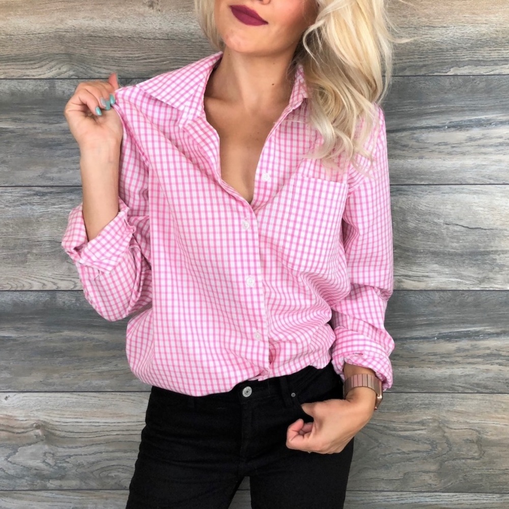 Orvis Wrinkle Free Checkered Button Down Shirt